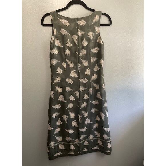 Laura Ashley Sleeveless Green Sheath Dress Size 7‎ - Picture 2 of 4